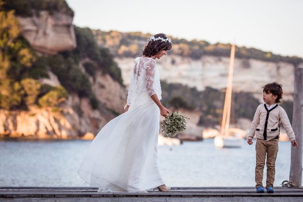 Mariage pieds dans l'eau à l'hôtel U Capu Biancu