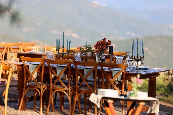 table dressée