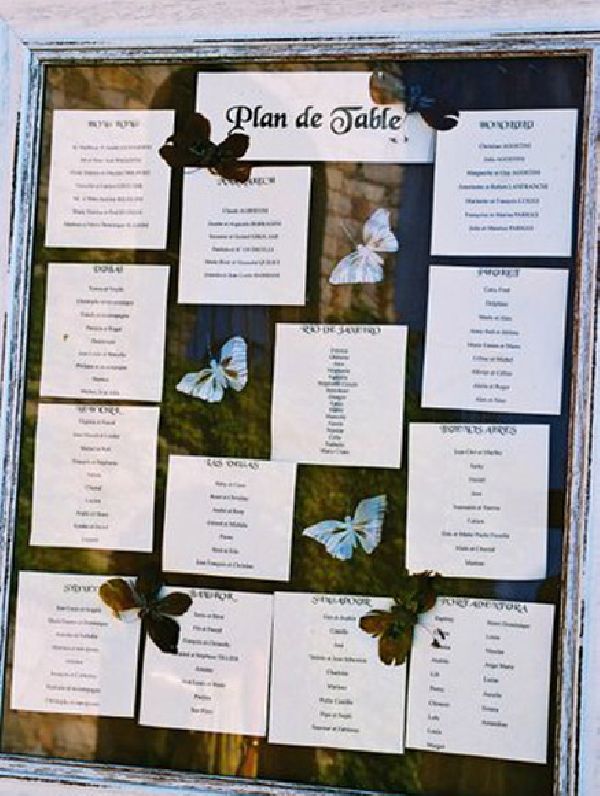 Plan de table Mariage